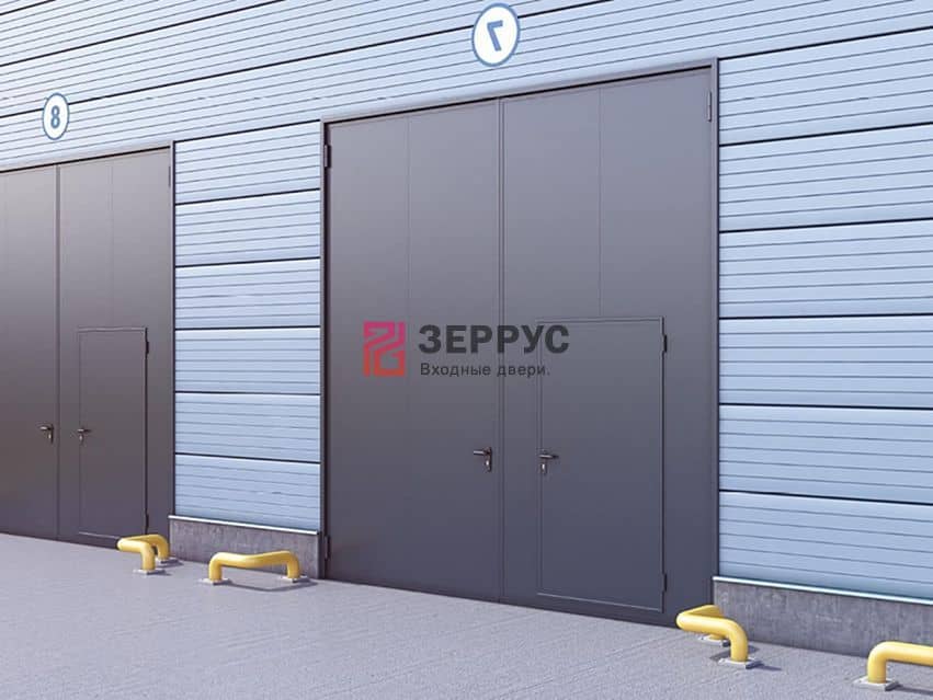 Установленные противопожарные ворота Зеррус — пример 438