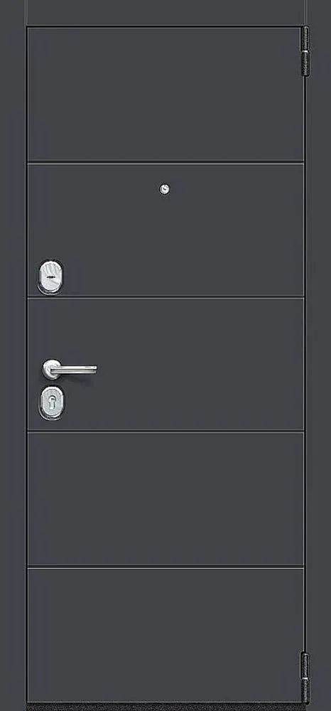 Входная дверь Feuer-12 (Порошковое напыление / Винилискожа) - внешняя сторона